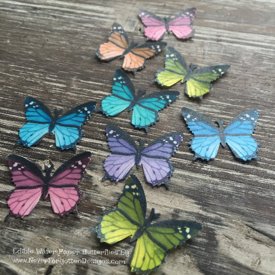 Ombre Edible Wafer Paper — The CookieMonger Edible Butterflies