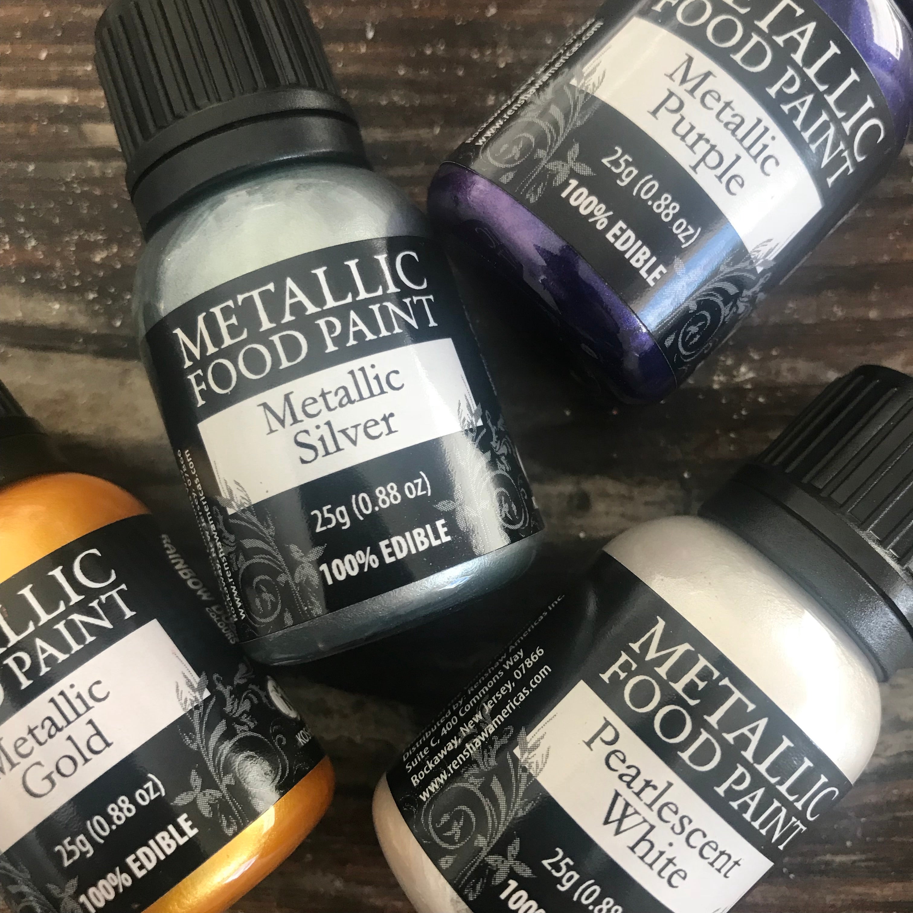 Edible Metallic Paints