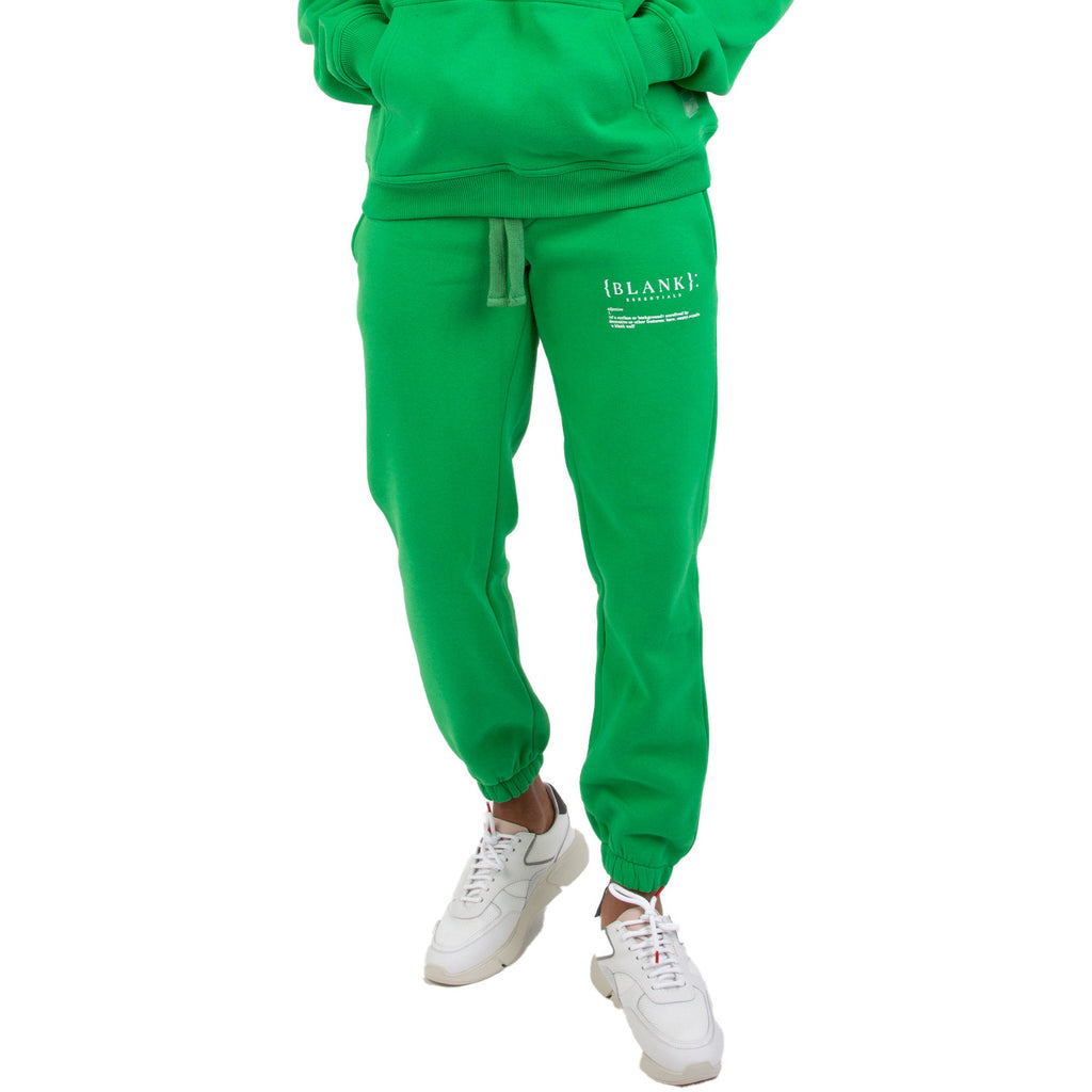 Blank Essentials Apple Green Jogger Bottoms