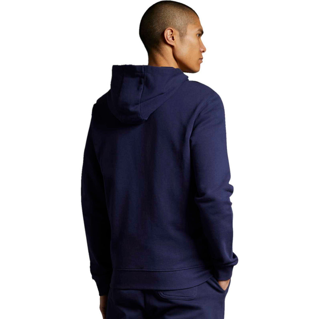 Lyle & Scott Zip Through Hoodie Navy