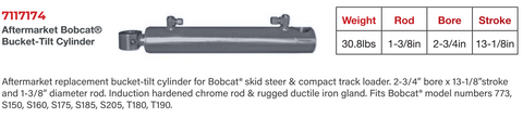 7117174 Bobcat Bucket Tilt Cylinder