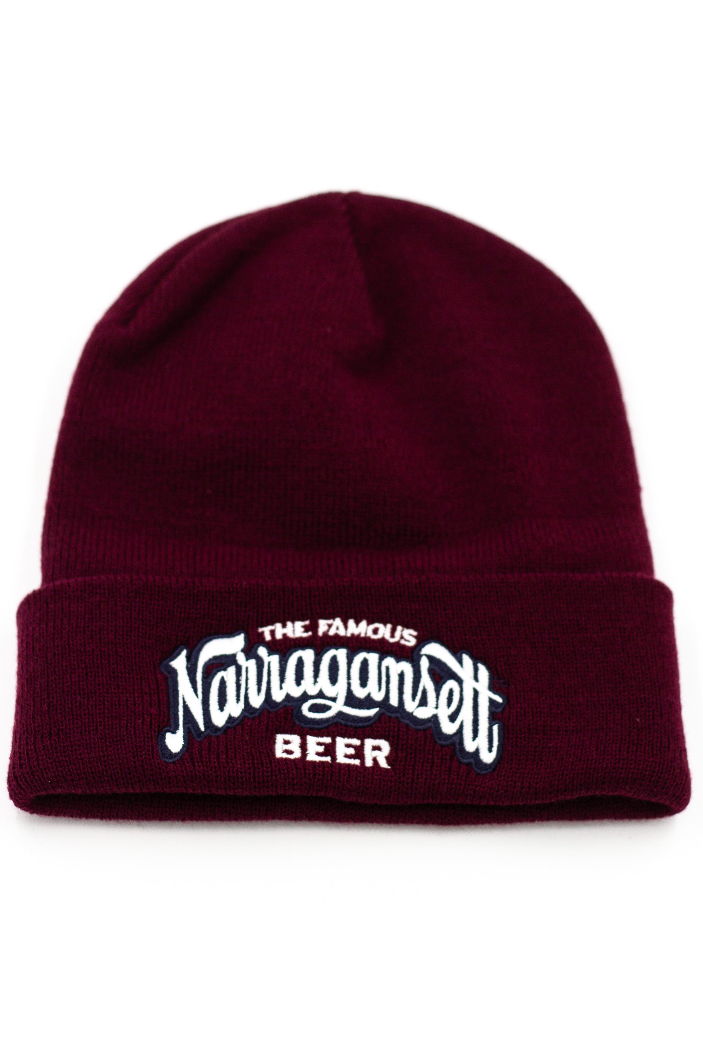 maroon winter hat