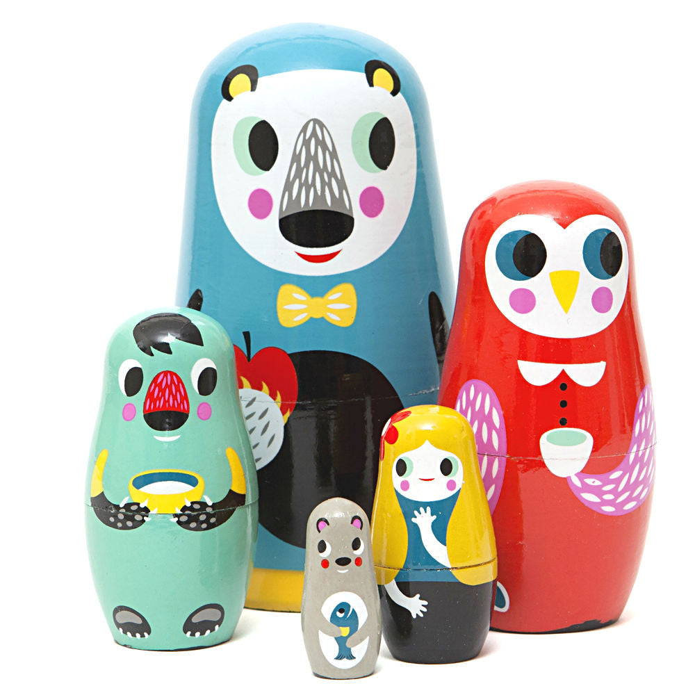 petit monkey nesting dolls