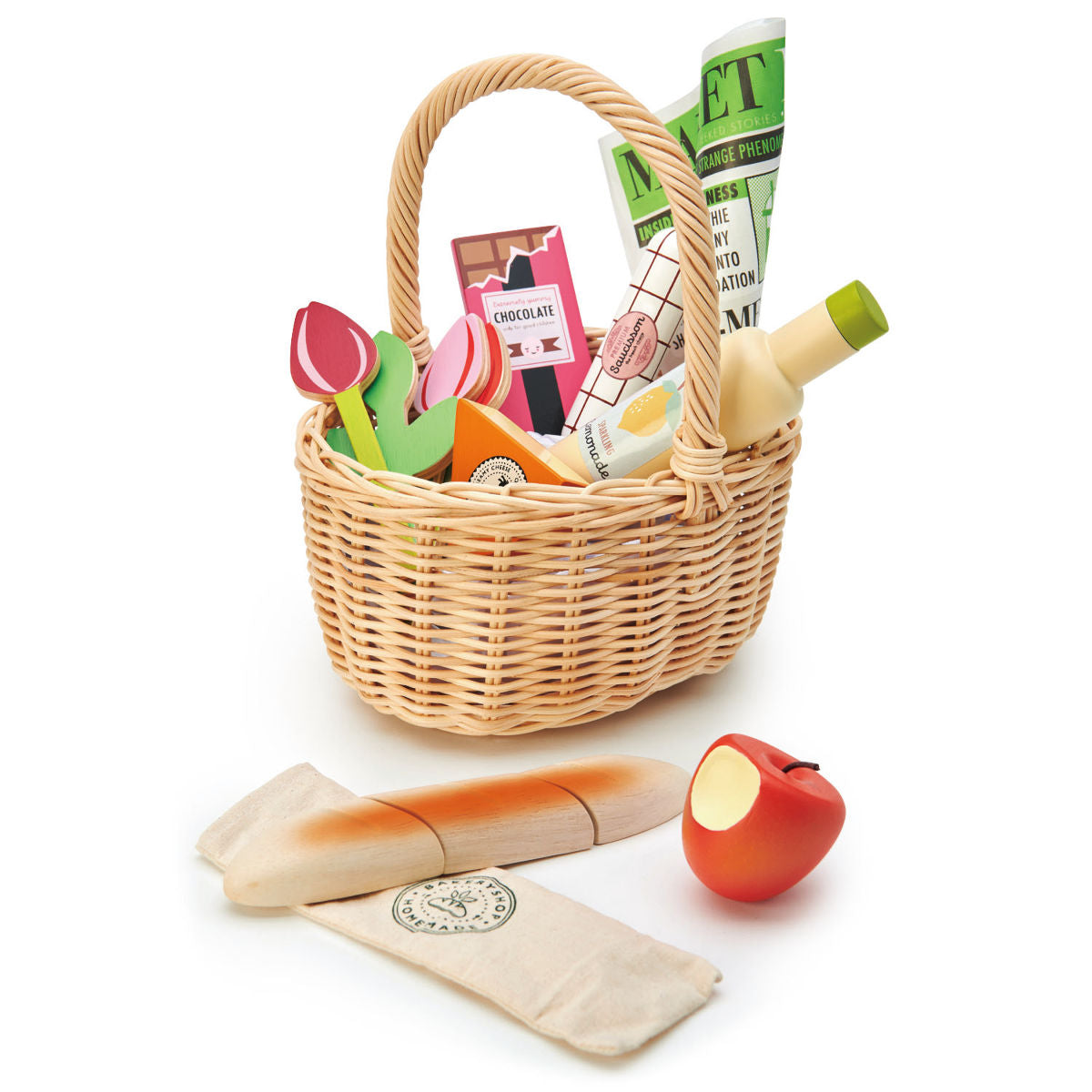 Aanbeveling in beroep gaan Geef rechten Tender Leaf Toys Wicker Shopping Basket – My Sweet Muffin