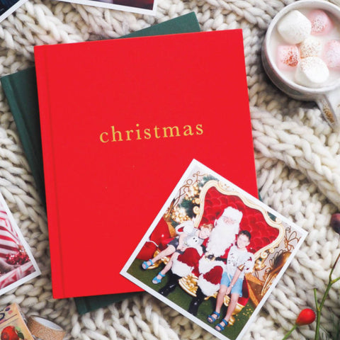 Christmas. Family Christmas Book. Forest Green - Write To Me US
