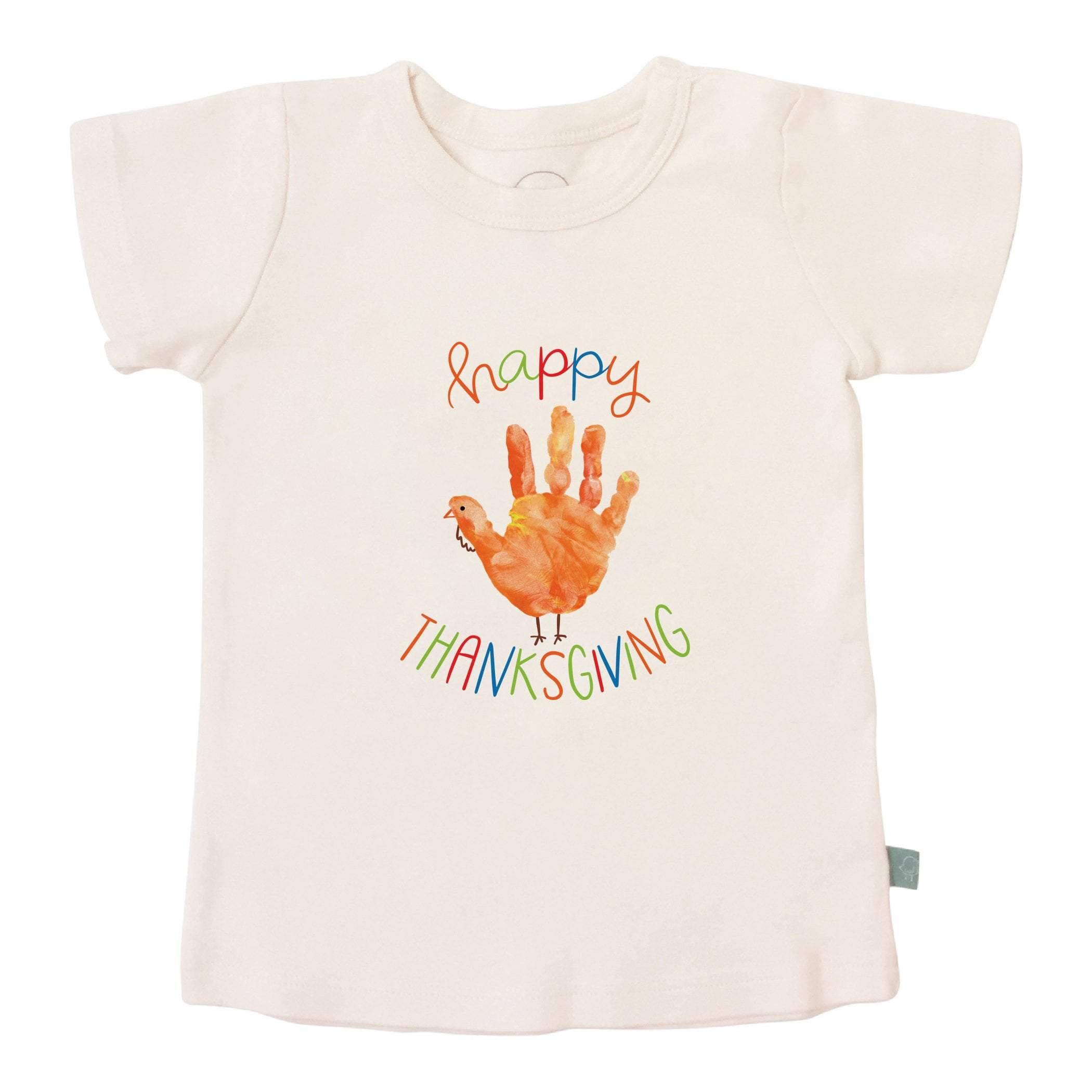 holiday sibling sets, finn + emma - graphic tee / thanksgiving hand- Size: Default