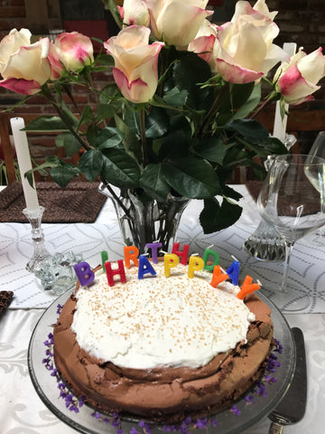 Marlene Sorosky's Chocolate Mousse Cake, flourless, 