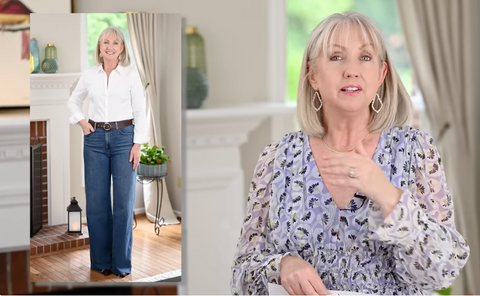 How to wear wide legged jeans over 50 | Parisians Pure Indulgence Blog