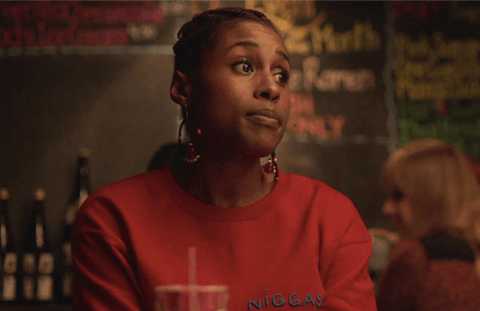 Issa Rae in Nigga Sweatshirt 