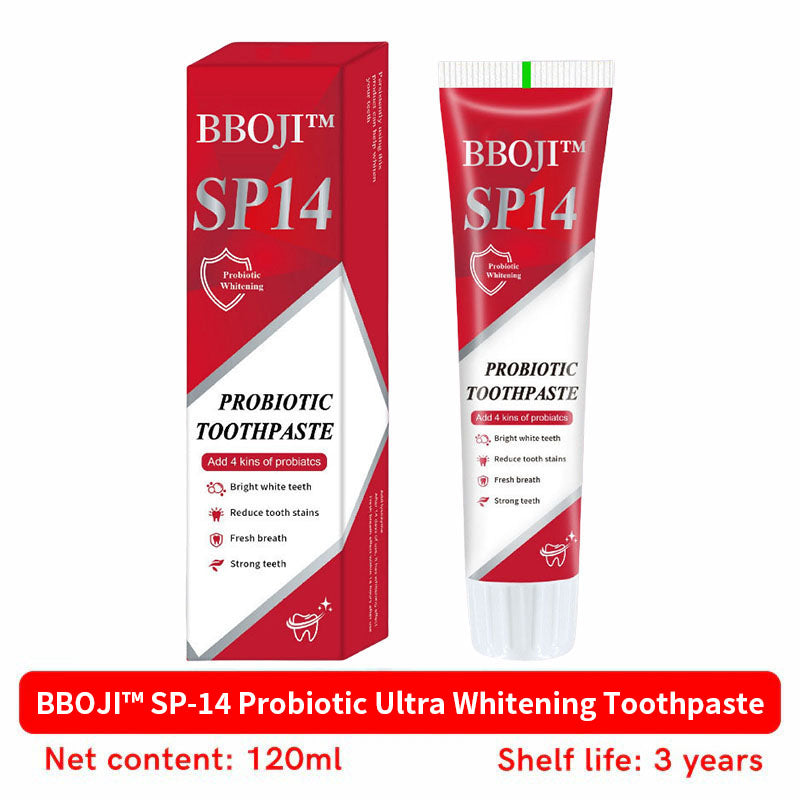 BBOJI™ SP-14 Probiotic Ultra Whitening -hammastahna ✅ADA-SERTIFIOITU & Hammashoidon ammattilaisten luottama👨‍⚕️