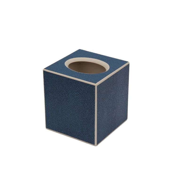 navy blue tissue box cover