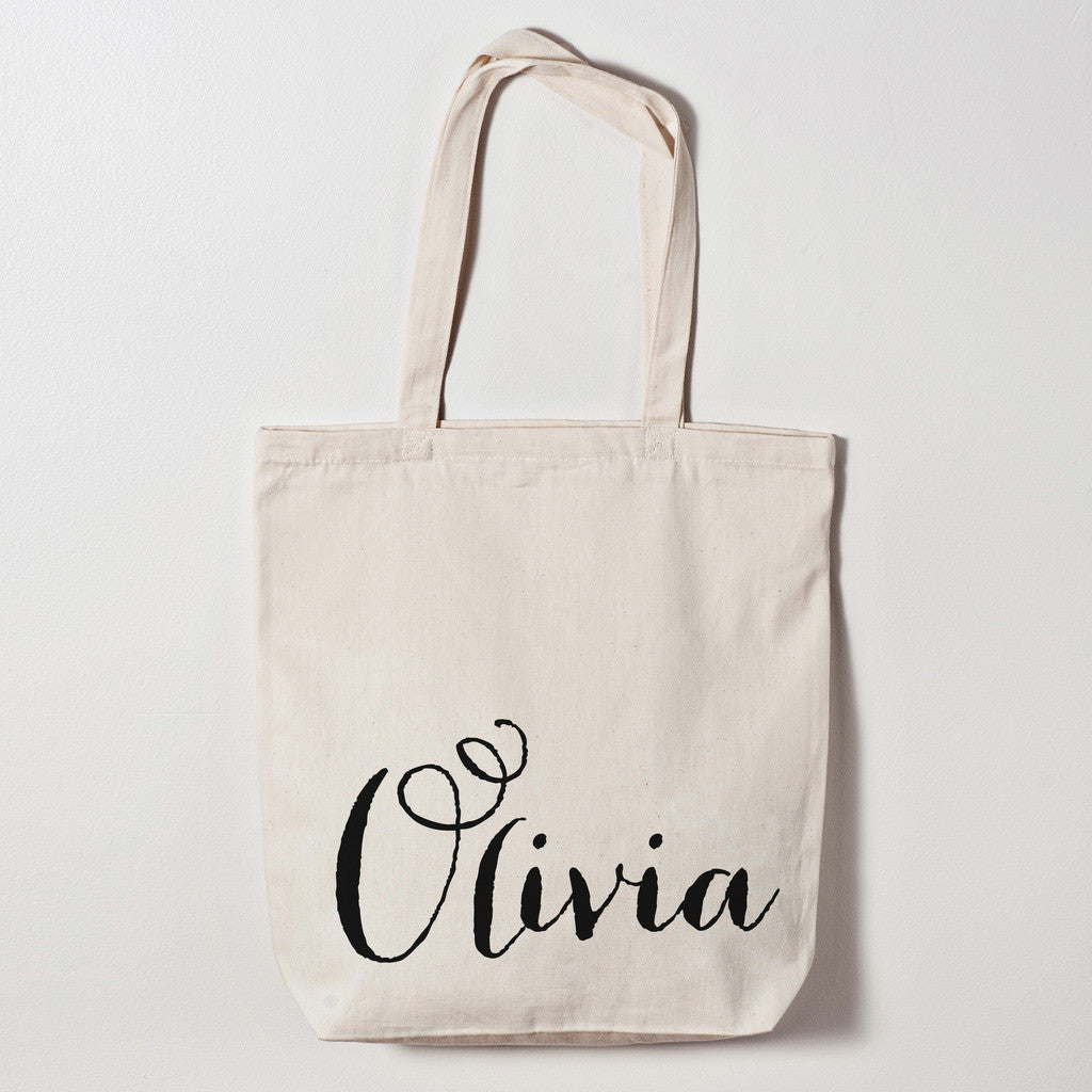 tote bag with initials