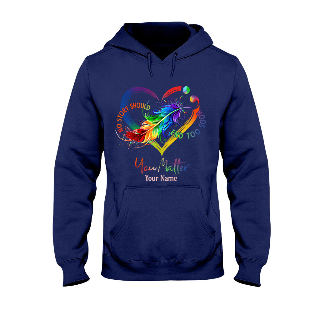 Your Life Matters - Personalized Suicide Prevention T-shirt And Hoodie