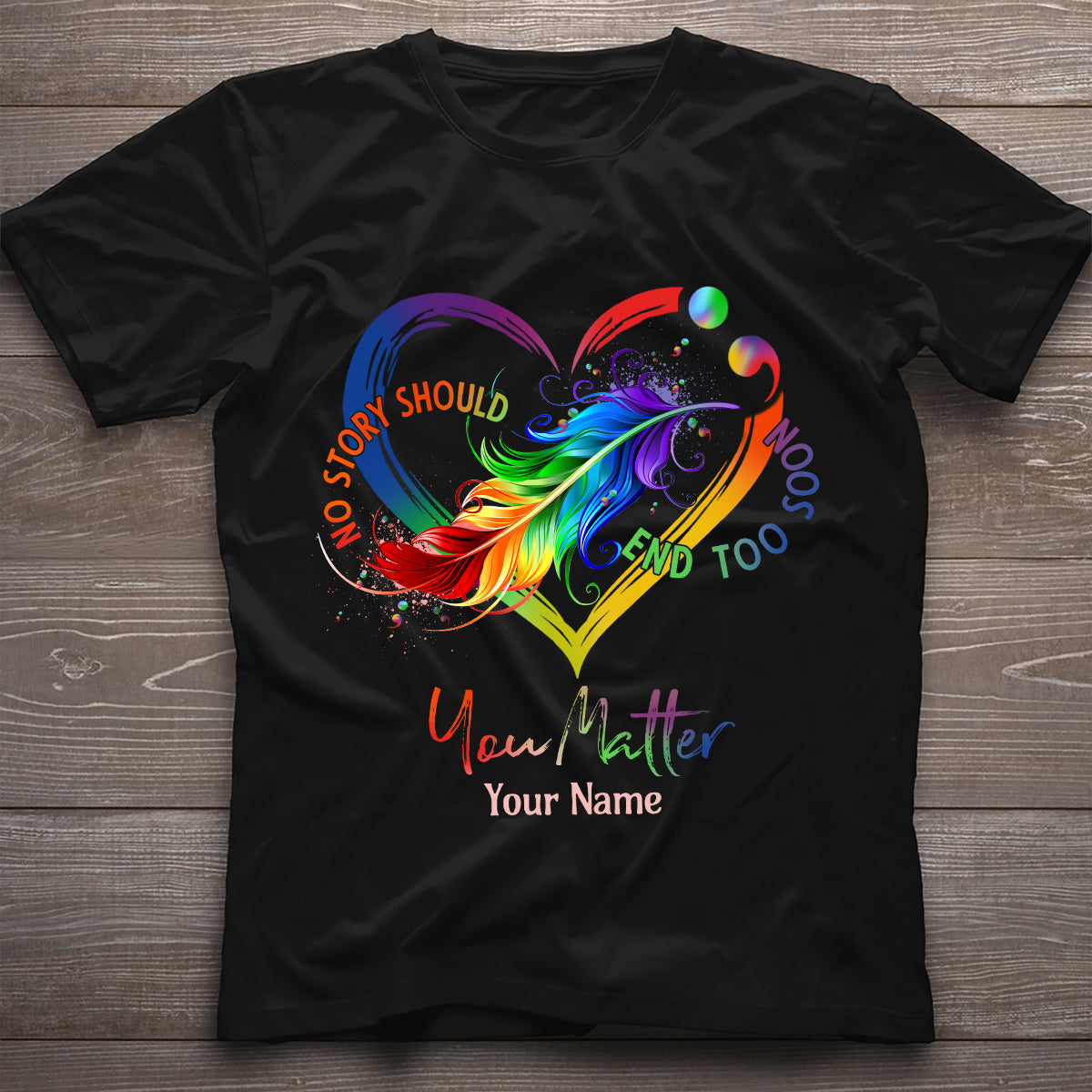 Your Life Matters - Personalized Suicide Prevention T-shirt And Hoodie