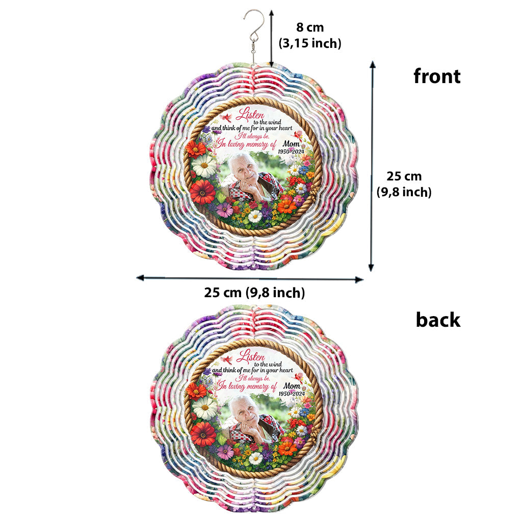 Listen To The Wind - Personalized Memorial Wind Spinner