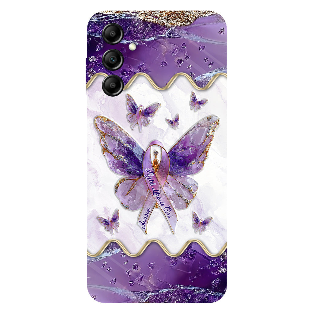 Fight Like a Girl - Personalized Lupus Awareness Full Print Phone Case