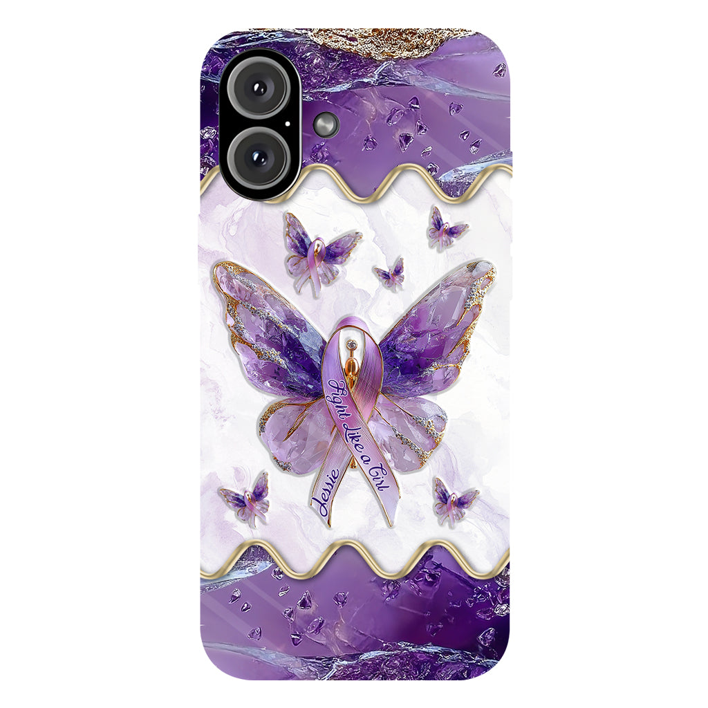 Fight Like a Girl - Personalized Lupus Awareness Full Print Phone Case