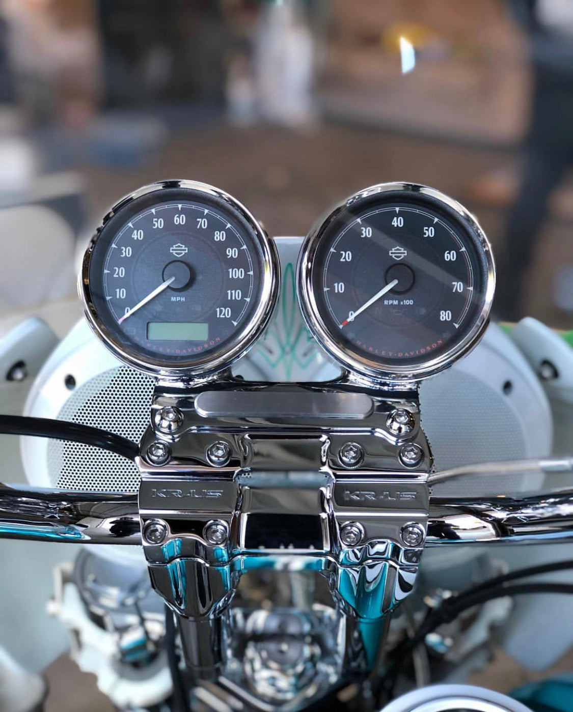 harley speedometer mount