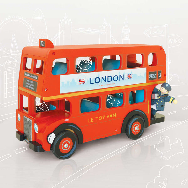 personalised toy bus