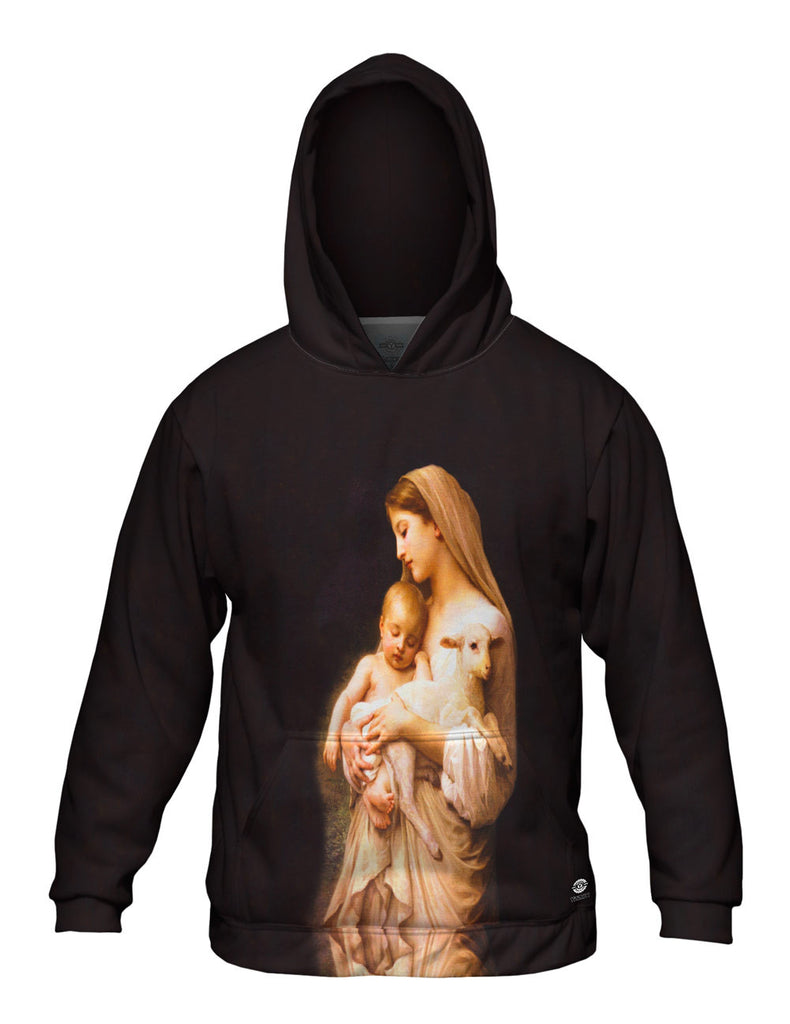 Virgin Mary Jesus and a lamb