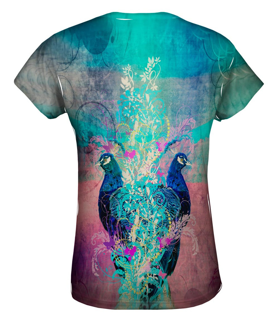 Double Peacock Womens Top | Yizzam