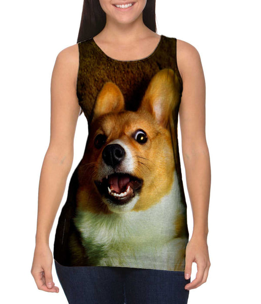 OMG Welsh Corgi Womens Tank Top | Yizzam