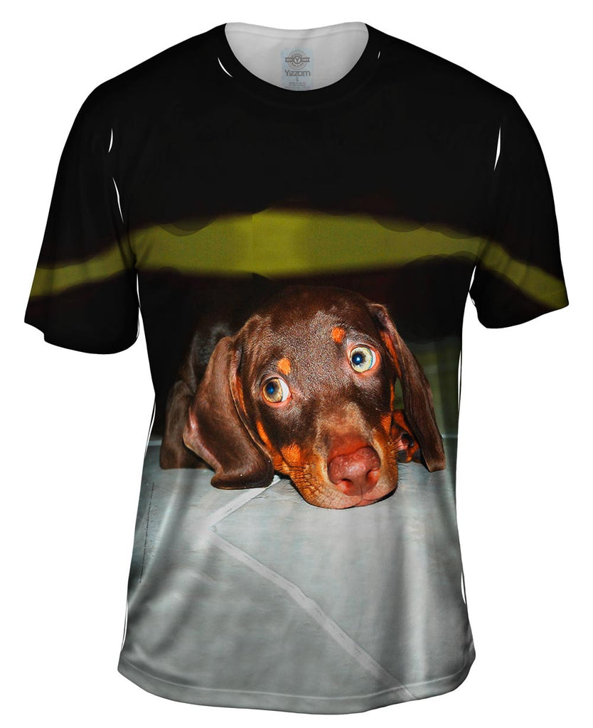 Hot Dog Dachshund Mens T-Shirt | Yizzam