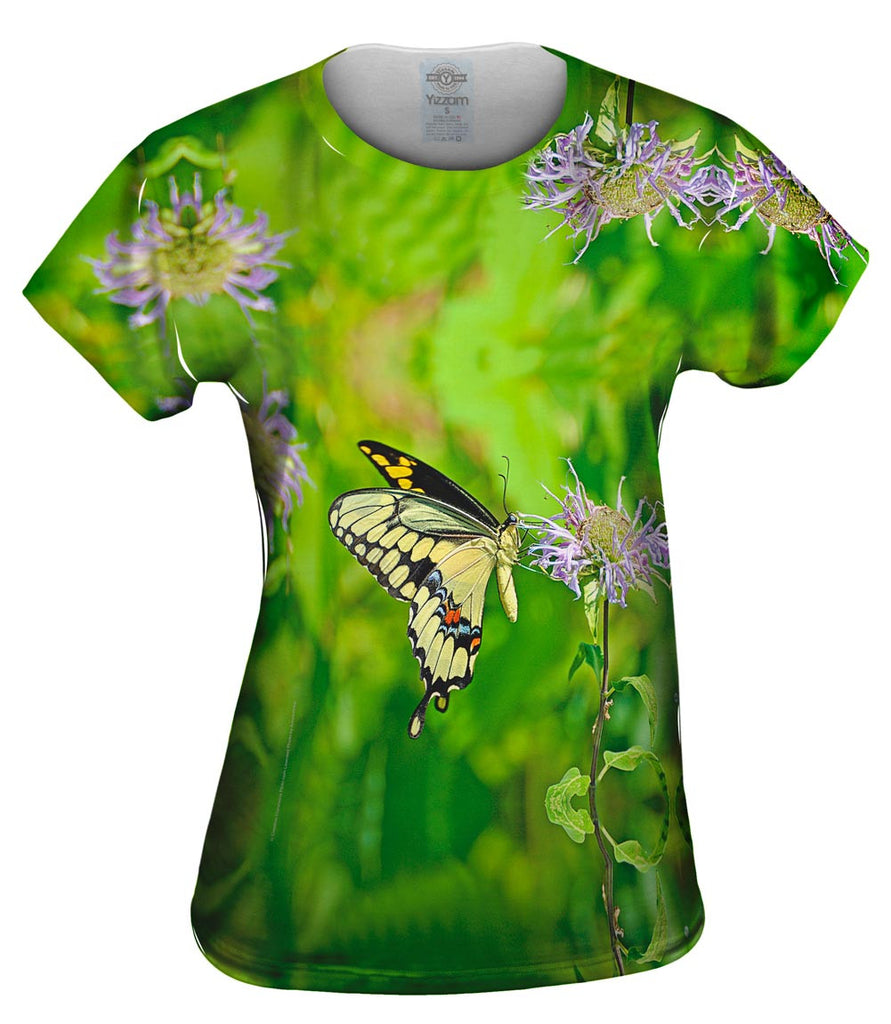 Giant Swallowtail Butterfly Womens Top | Yizzam