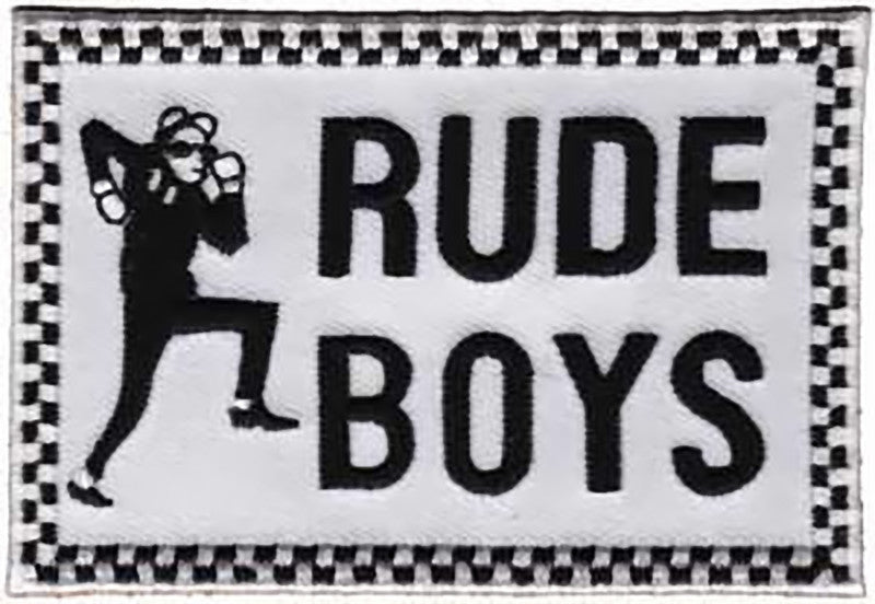 Ska Iron On Patch Rude Boys Logo Rock Band Patches