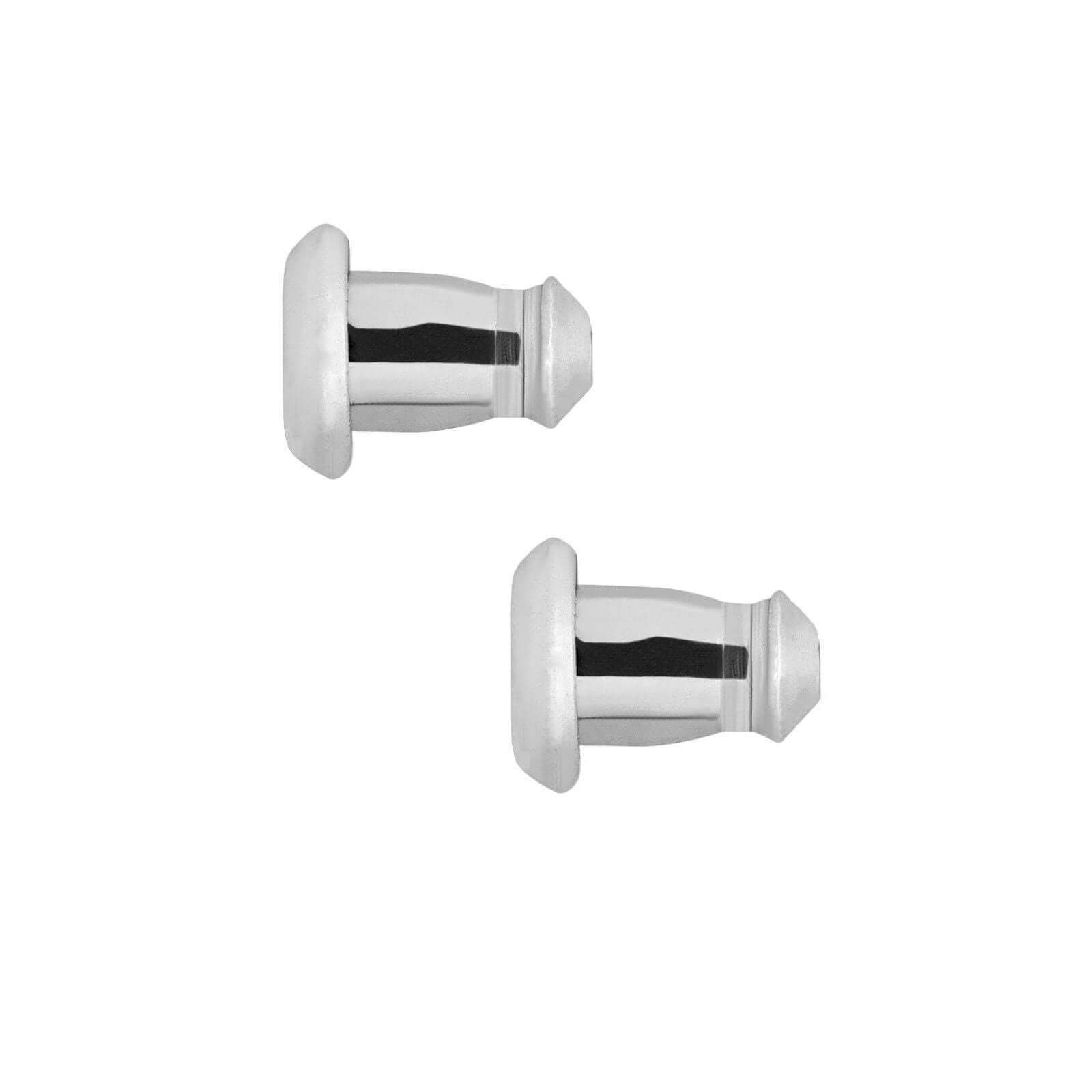 LuxLock World's most secure USA Patented Replacement Earring Back in 14k White (Patent # US83653