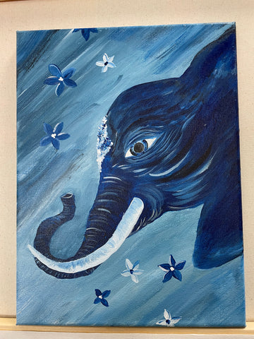 Art Cellar Houston "Elephant Blues" Kids' Painting Class
