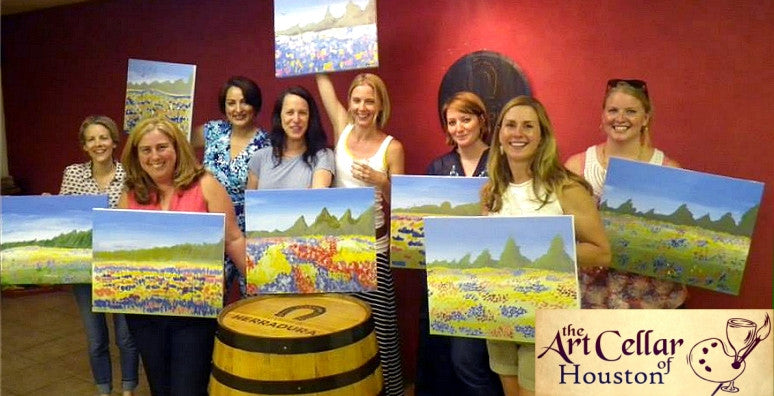 wine painting class