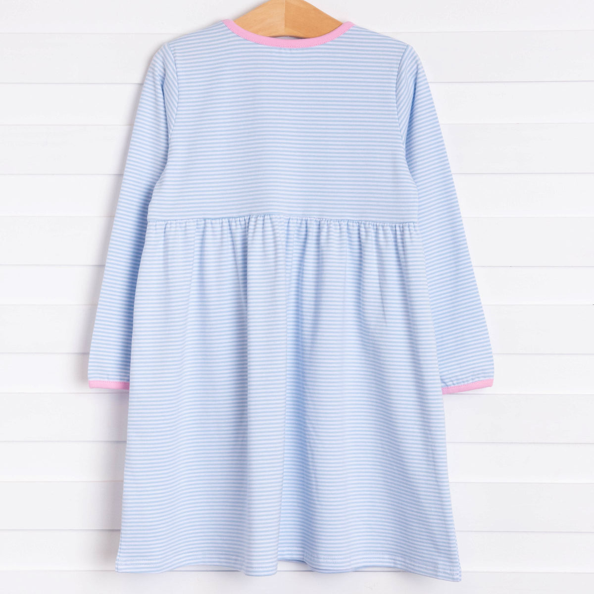 Josie Popover Dress, Blue Stripe – Stitchy Fish