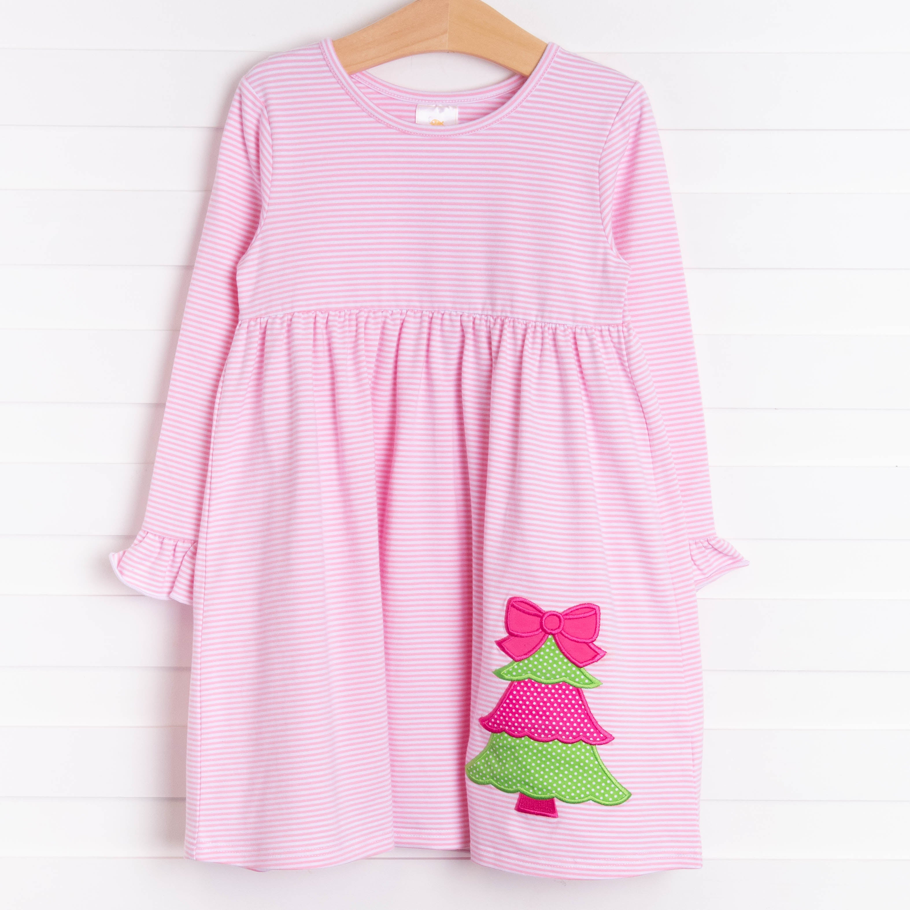 pink christmas dress