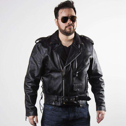 Biker Jacket Double Rider Classic Biker Jacket Born 2 Ride