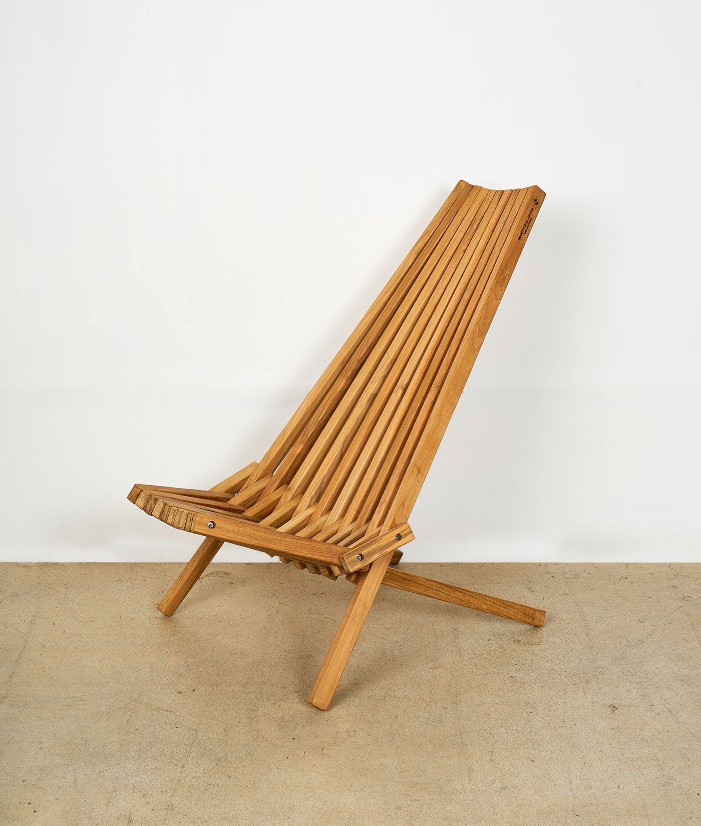 teak folding chair