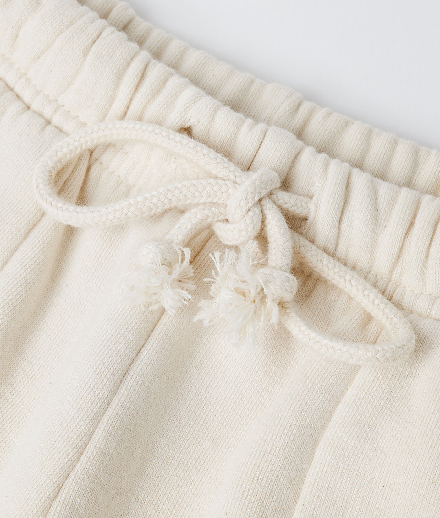 Elastic-free 100% Organic Cotton Fleece Sweat Pants (Plastic-free