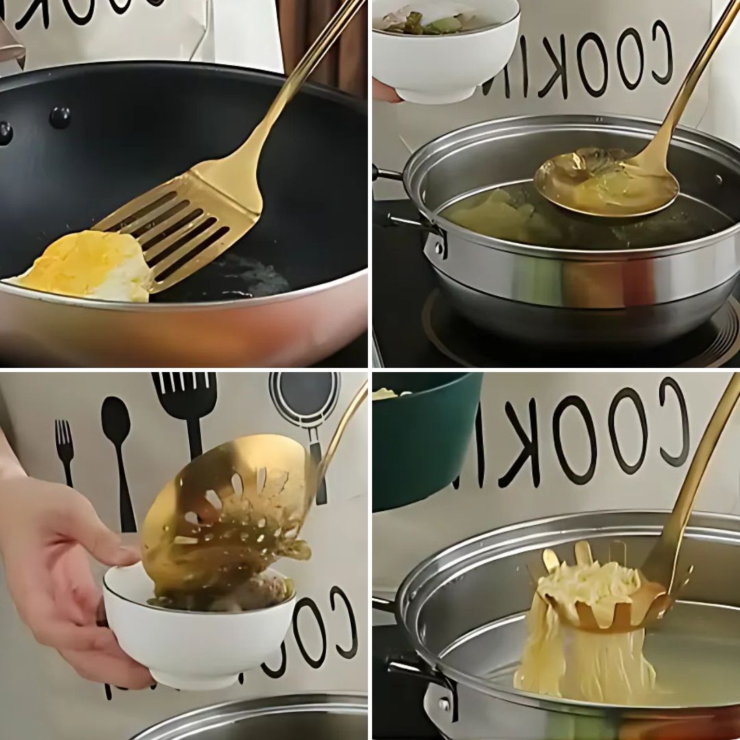 stainless steel kitchen utensils for versatile use