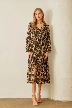 Wyatt Floral Print Dress - Plus Size - FR & Company