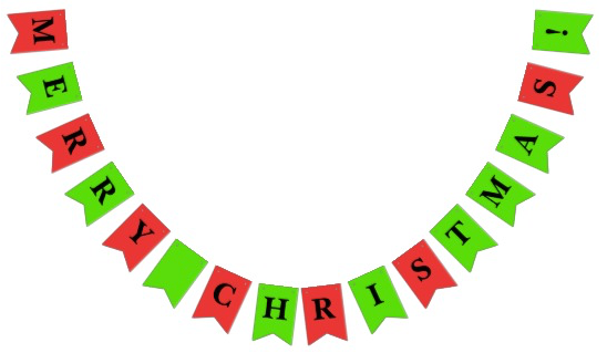 Christmas Party Bunting Merry Christmas