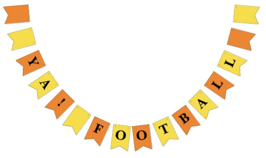 Football Party Bunting Ya Football