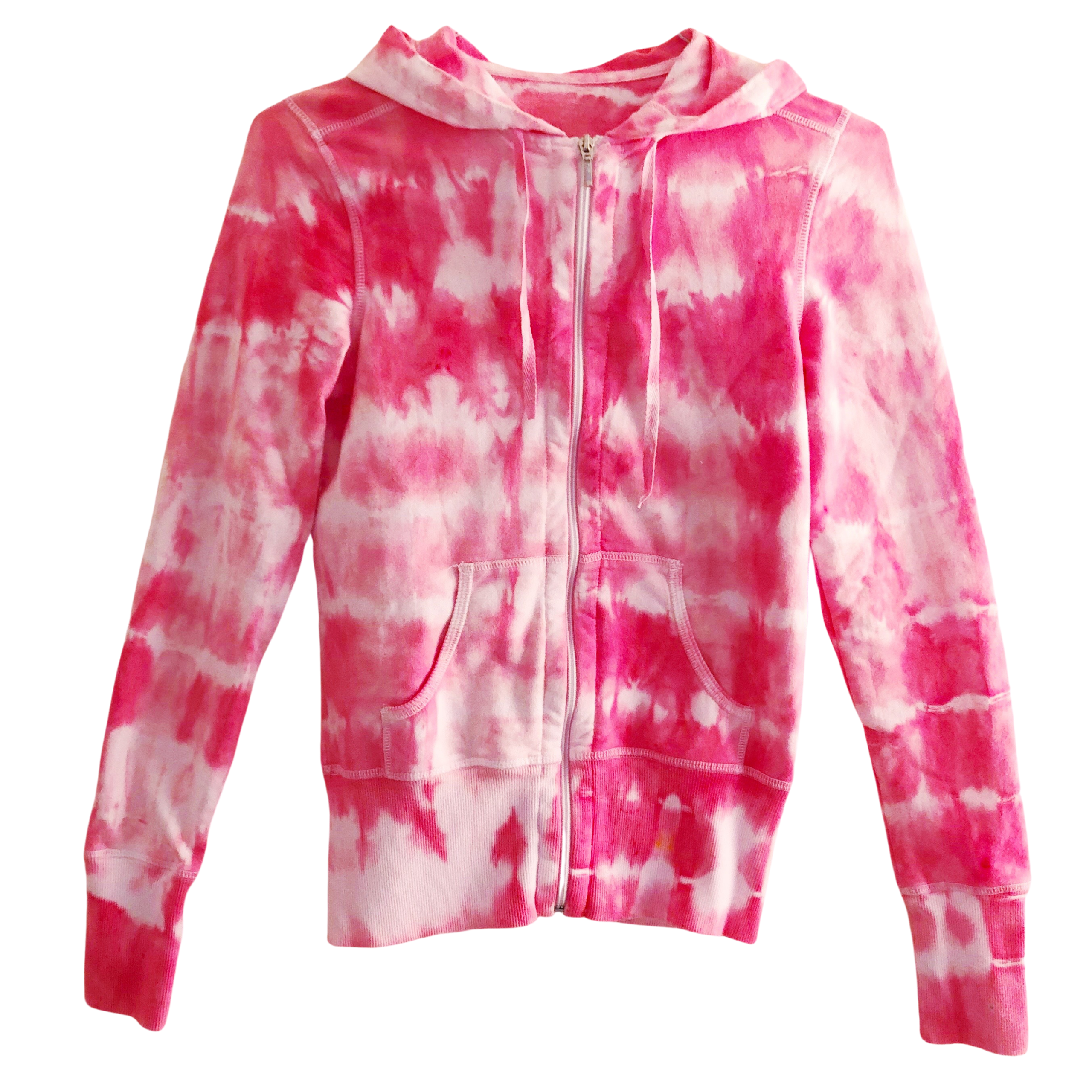 Women's Pink Tie Dye Hoodie