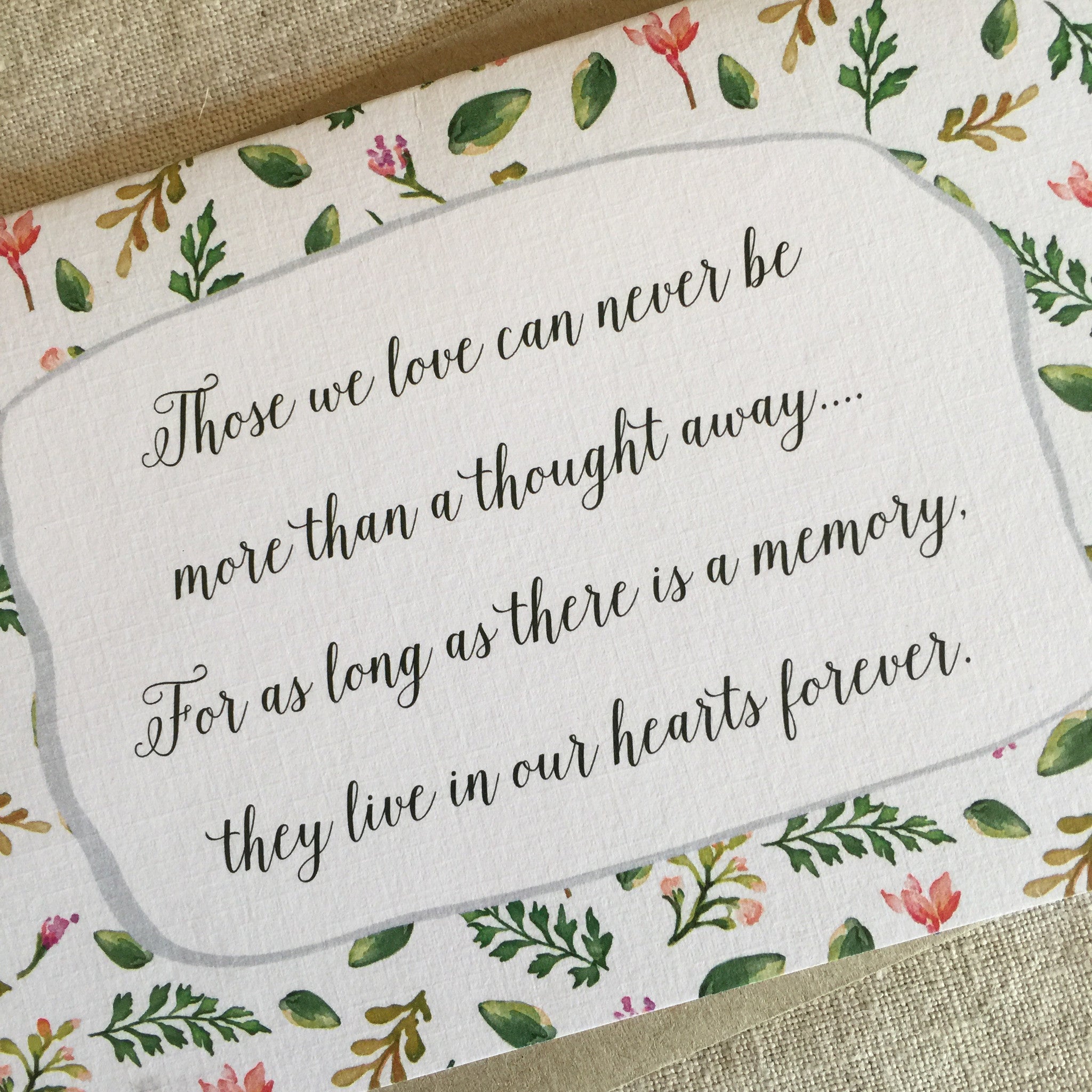 Sympathy Card Quotes Verabags