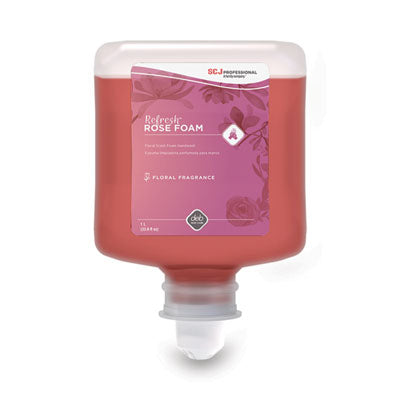 SC Johnson Professional® Refresh Foaming Hand Soap, Rose Scent, 1 L, 6/Carton