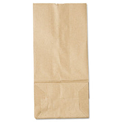 Grocery Paper Bags, 57 lbs Capacity, #8, 6.13w x 4.17d x 12.44h, Kraft, 500 Bags