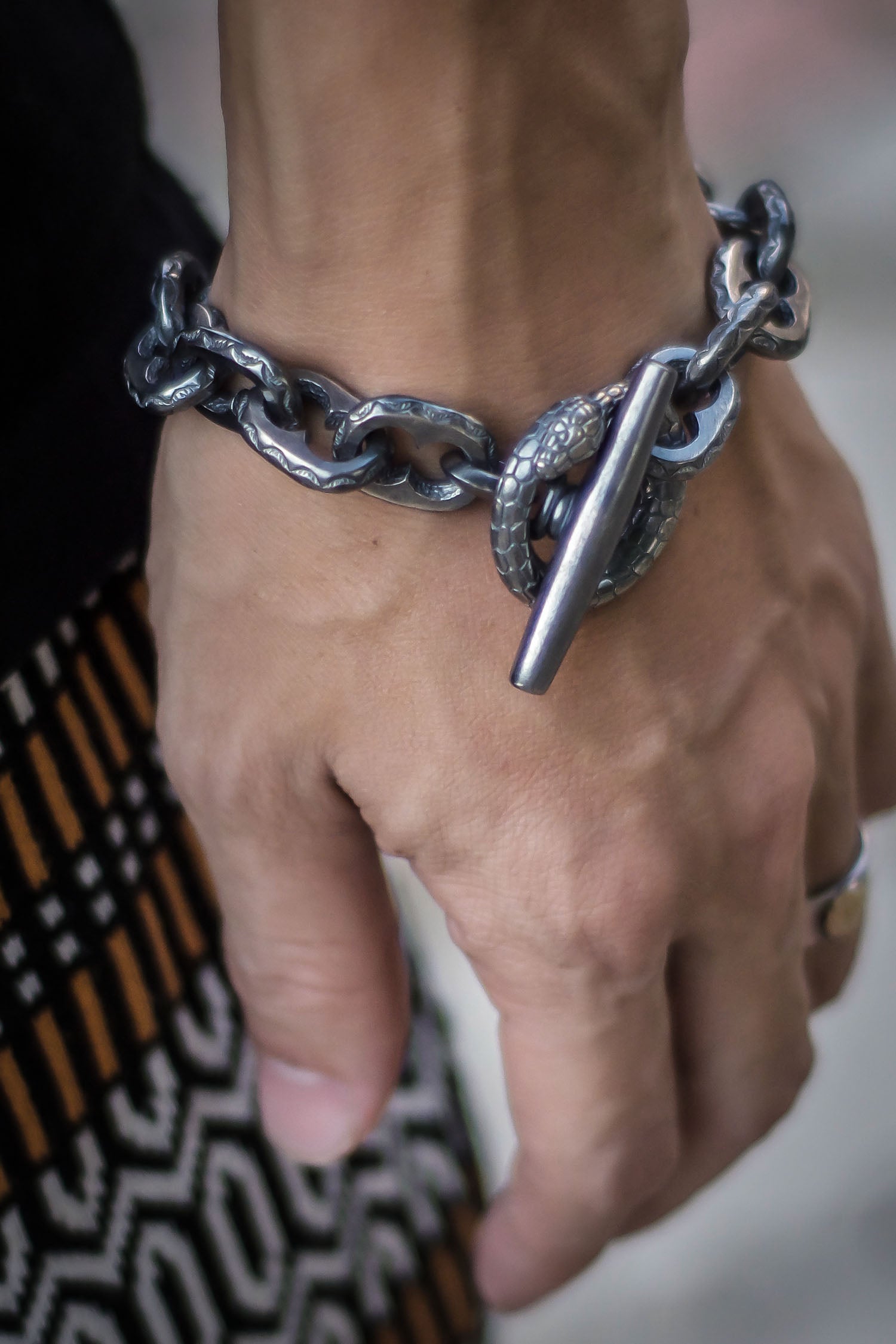 Chain bracelet-M- / LARRY SMITH-