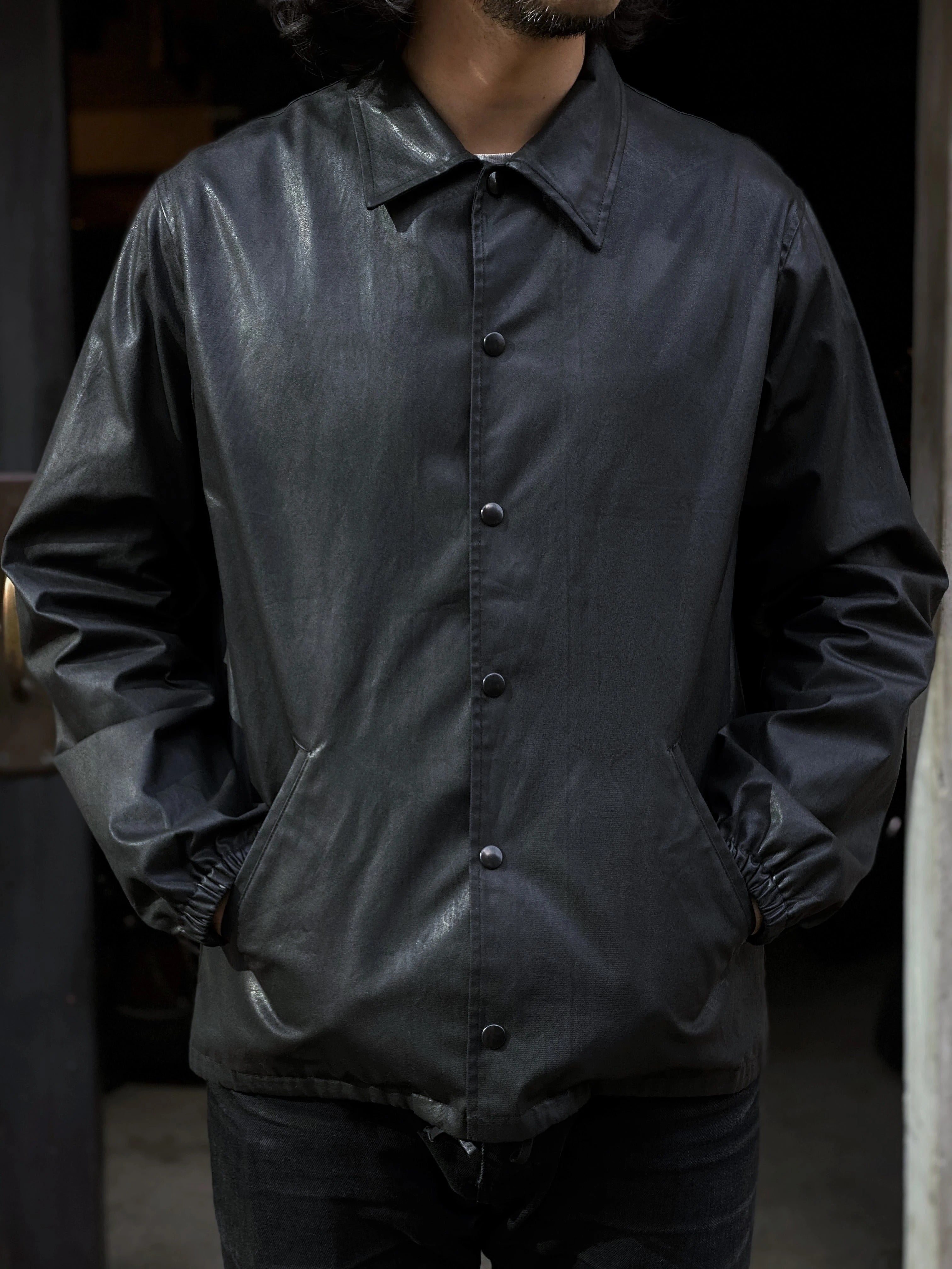 ACV-WX03 WAXED COTTON COACH JACKET-