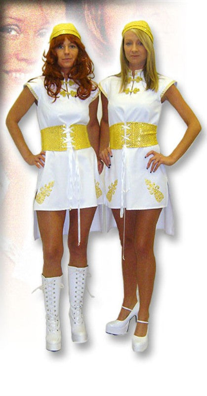 abba fancy dress boots