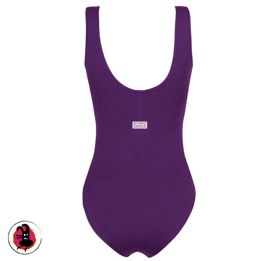 purple ballet leotard with skirt