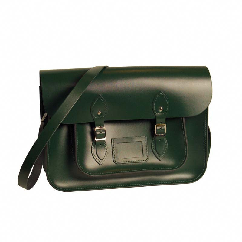 Forest Green Leather Satchel – The Original Satchel Store